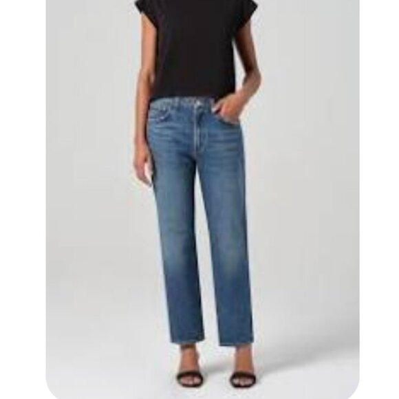 Agolde Valen Mid Rise Vintage Straight Jeans SIZE 29 - Picture 1 of 8